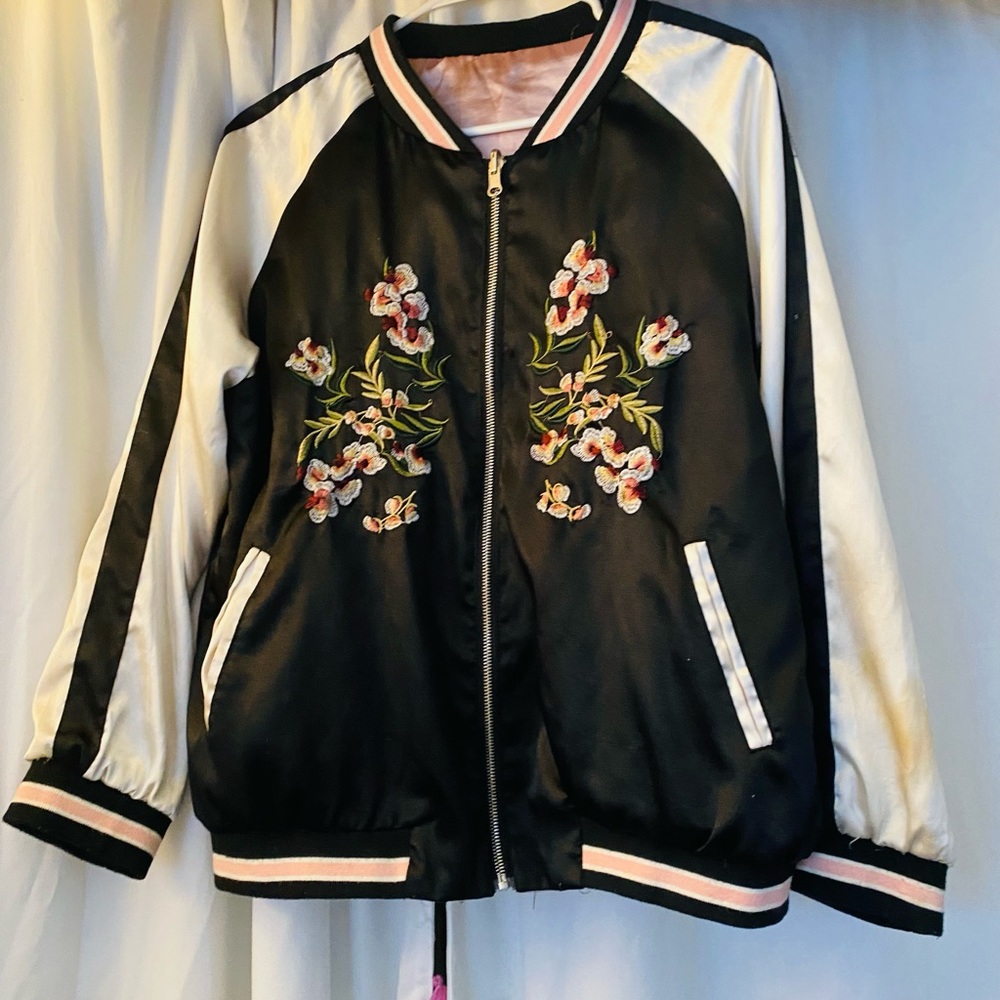 Bomber silk jacket!
